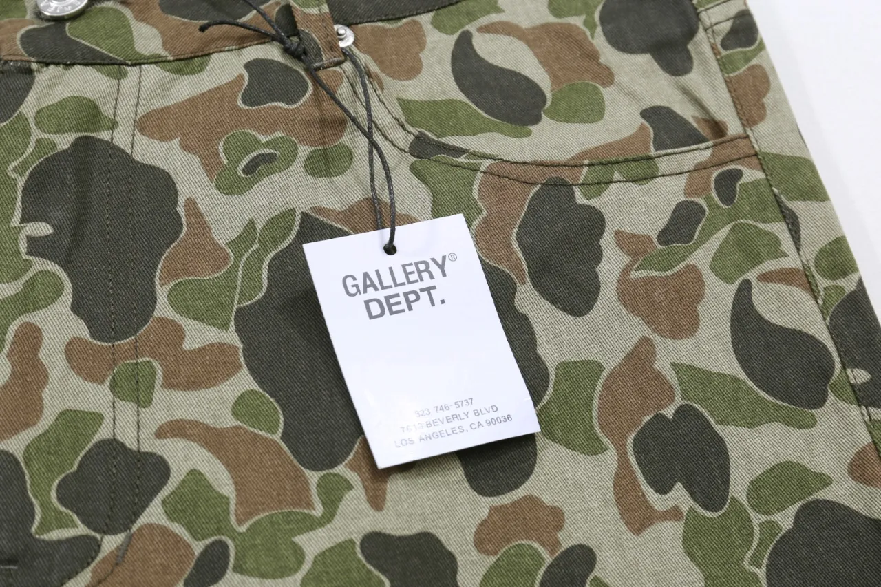 662#Gallery Dept New Washed Camouflage Pants Beauty Trendy Straight Pants Casual Pants Camouflage Color S~XL P230